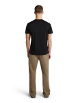 ICEBREAKER Mens Merino 150 Tech Lite SS Tee IB Stitchline, Black velikost: S