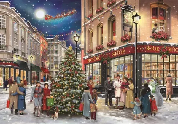 Clementoni 39925 Puzzle Vánoční procházka 1000 dílků