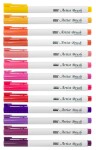 MARVY Artist Brush 1100-49 fix štětcový hrot – barvy vodní báze brush pen na papír lettering kaligrafie rozmývatelný mísitelný acid free netoxický