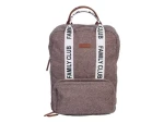 Childhome Přebalovací batoh Family Club Signature Teddy Off White / 40 x 30 x 16 cm (CWBPSTSB)