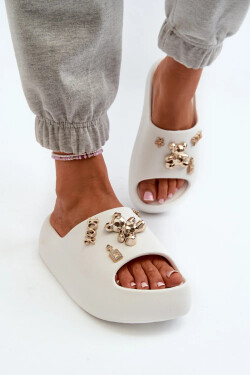 Pantofle 4AX-15 bílé - Step in style 38/39