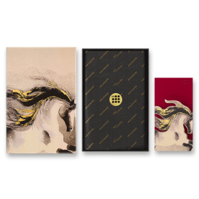 Zápisník Moleskine Horse Calligraphy - tvrdé desky, L, linkovaný, sběratelská edice