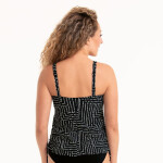 Style Malaika Top tankini - horní díl 8851-1 black - RosaFaia 001 black 38E