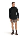 Pánská merino mikina ICEBREAKER Mens 150 MerinoFine Ace LS Hoodie, Black velikost: S