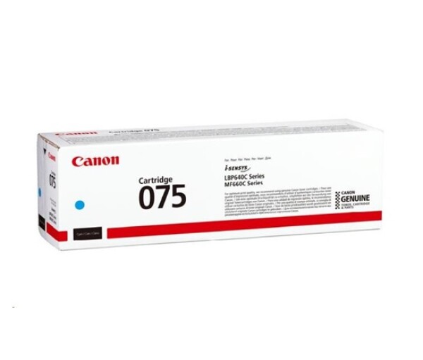 Canon TONER 075 C azurová pro i-SENSYS LBP646Cdw, LBP647Cdw, MF664Cdw, MF667Cdw (1300 str.) EDF_1050944
