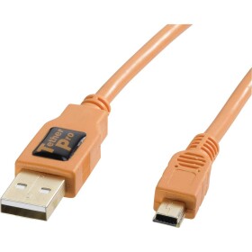Tether Tools USB kabel USB Mini-B zástrčka, USB-A zástrčka 4.60 m oranžová CU5451