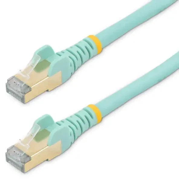StarTech CAT6A Snagless tyrkysová / Patch kabel / STP / 3 m / RJ-45 / 10 Gbit/s (6ASPAT3MAQ)