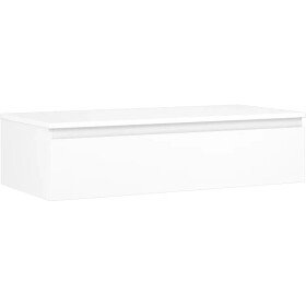 MEXEN/S - Orio koupelnová skříňka pod umyvadlo 100 cm s deskou, 1 šuplík, bílá mat 91A10-10023-1-BFC01