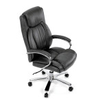 Kancelářské křeslo, houpací mechanismus, šedá ekokůže, KA-F1385 GREY