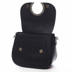 Nepřehlédnutélná kožená crossbody Albina černá