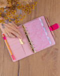 Týdenní diář 2027 Notique Refill kroužkový 12,5 x 19 cm fuchsiový