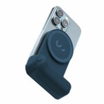 ShiftCam SnapGrip Rychloupínací grip na smartphony modrá / MagSafe / 3200mAh / Bluetooth spoušť (0655729667630)