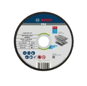 BOSCH 2608603171 / Řezací kotouč na nerezovou ocel / Průměr 125 x 22.23 mm / Šířka řezu 1.0 mm (2608603171)