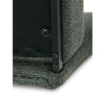 Židle jídelní, taštičkové pružiny v sedáku, zelená látka, černý kov