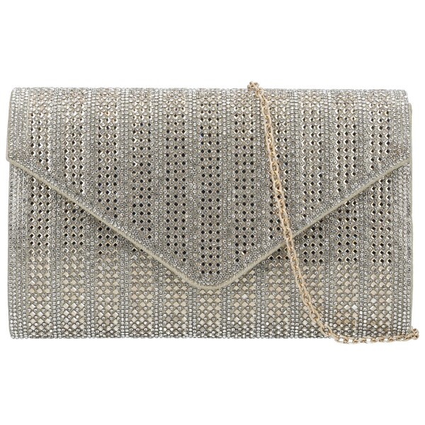 Třpytivé dámské psaníčko Michelle Moon Florida, zlaté