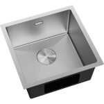 MEXEN - Trixo ocelový dřez 1-bowl 440 x 440 mm, nerez 6413441000-01