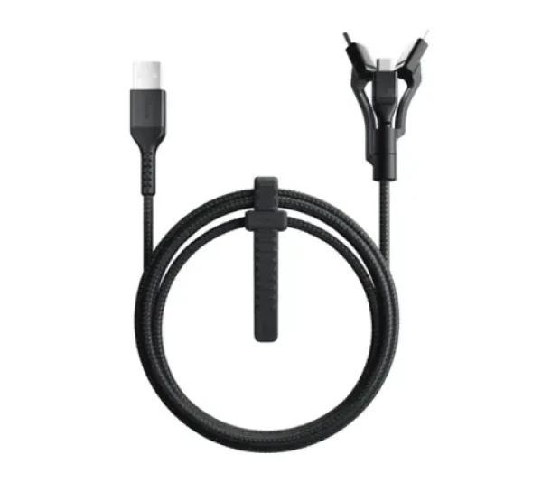 Nomad Kevlar USB-A Universal kabel - 1.5 m černá (NM01325185)