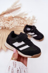 Dětské Sneakersy Sportovní Boty Na Suchý Zip Černé Viona 35