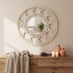 REA - Nástěnné zrcadlo Boho 65CM 322050 HOM-03006