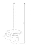 MEXEN - Loft WC štětka chrom 7012650-00