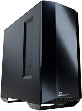 Seasonic SYNCRO Q704 + SYNCRO DGC-750 Gold černá / ATX / 2x USB 3.0 + 1x USB C / 750W / průhledná bočnice (SYNCRO-Q704-DGC-750)