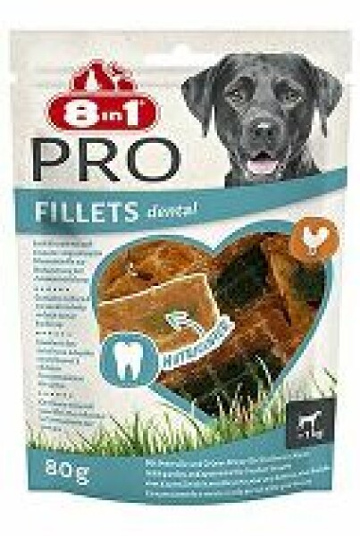 Pochoutka 8in1 Fillets Pro Dental 80g