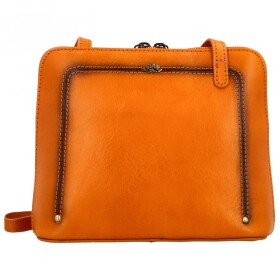 Luxusní dámská crossbody Katana Rebora, oranžová