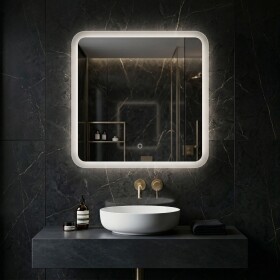 REA - Zrcadlo LED 70x70cm TOP-2 HOM-01521