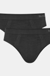 Pánské slipy SLOGGI MEN GO SMOOTH BRIEF 2P 0004 černá