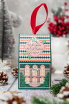 TEA HERITAGE Dárková sada bio čajů Christmas House – set 10 ks, zelená barva, papír