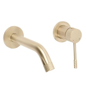 REA - Podomítková vanová baterie Venti Brush Gold REA-B9644
