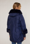 Monnari Kabáty Dámský kabát aplikací Navy Blue
