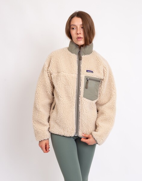 Patagonia W's Classic Retro-X Jacket Dark Natural w/River Rock Green XS