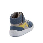 Dětské celoroční kotníkové barefoot boty TEX GO GREY/BLUE Froddo G3110265 - 34
