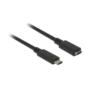 Delock USB kabel USB 3.2 Gen1 (USB 3.0 / USB 3.1 Gen1) USB-C ® zástrčka, USB-C ® zásuvka 2.00 m černá 85542