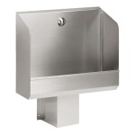 SANELA - Nerezové pisoárové žlaby Nerezový pisoárový žlab se skrytým splachováním, délka 600 mm, 24V SLPN 02C