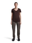 ICEBREAKER Wmns Merino 125 Cool-Lite Sphere III SS Scoop, Bittersweet velikost: XL