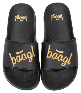 BAAGL Pantofle Logo zlatá vel. 30 / Pantofle / Protiskluzová EVA podrážka