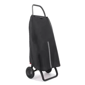 Rolser Poncho M černá / Pláštěnka na nákupní tašku / reflexní