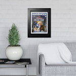 Mustang Obraz v rámu Toronto Maple Leafs NHL Memorabilia 2010 Toronto vs Boston Rivalry Night Program Cover