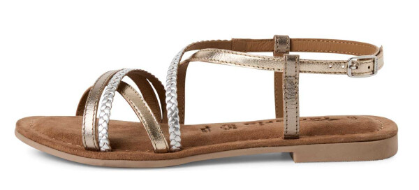 Tamaris 1-28139-44-116 Dámské sandály champagne 38