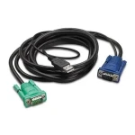 APC Integrated Rack LCD KVM / kabel USB - VGA / 1.8m (AP5821)