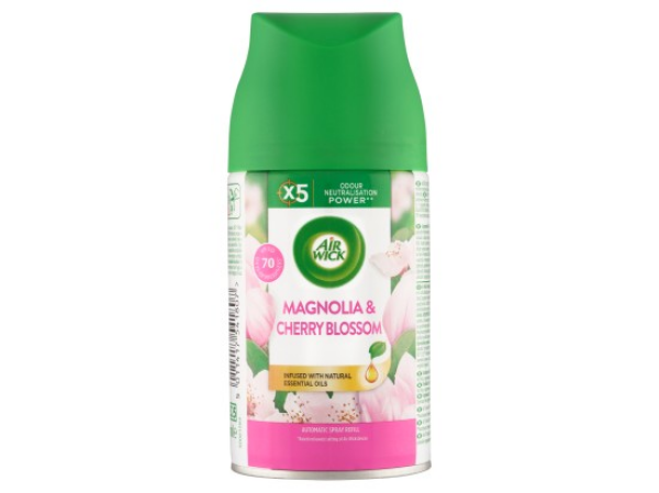 Air Wick Freshmatic Náplň do osvěžovače vzduchu magnolie a květy třešní 250 ml