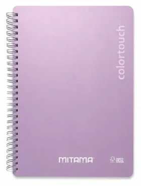 MITAMA i-Note růžová / Spirálový sešit / 18,5 × 24 cm / čtverečkovaný / 90 listů (62282-90194)