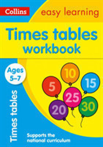 Times Tables Workbook Ages 5-7 - Collins Easy Learning
