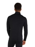 ICEBREAKER Mens Core Heavyweight LS Half Z, Black (vzorek) velikost: M