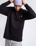 Tričko Carhartt WIP L/S American Script T-Shirt Black