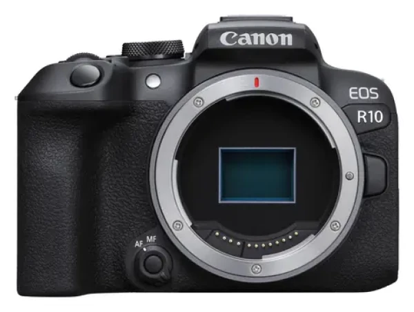 Canon EOS R10 tělo černá / Fotoaparát / CMOS snímač / 4K video / 2,95" dotykový LCD / Wi-Fi a Bluetooth (5331C003)