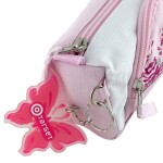 Target Target, 062051, školní penál s kapsičkou, dívka s květinami