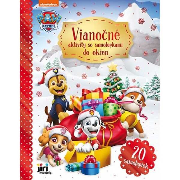 Vianočné aktivity so samolepkami do okien Labková patrola